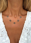 Sapphire Flowery Necklace