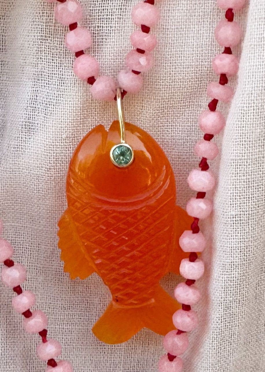 Carnelian-Chalcedony Fish