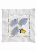 Blue Chalcedony Fish Pendant