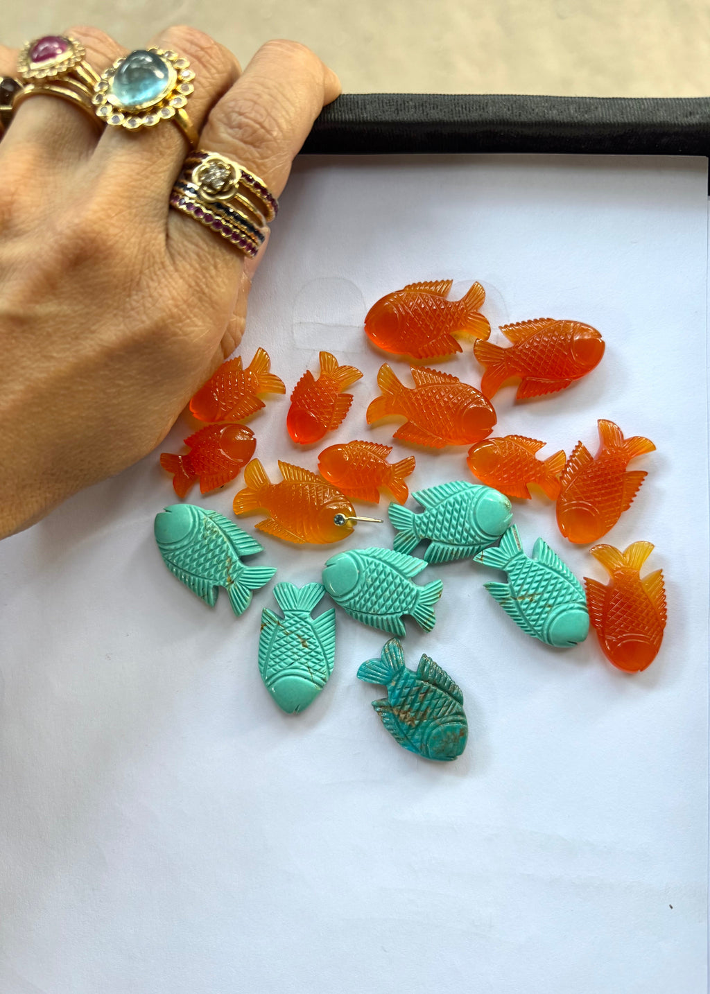 Carnelian-Chalcedony Fish