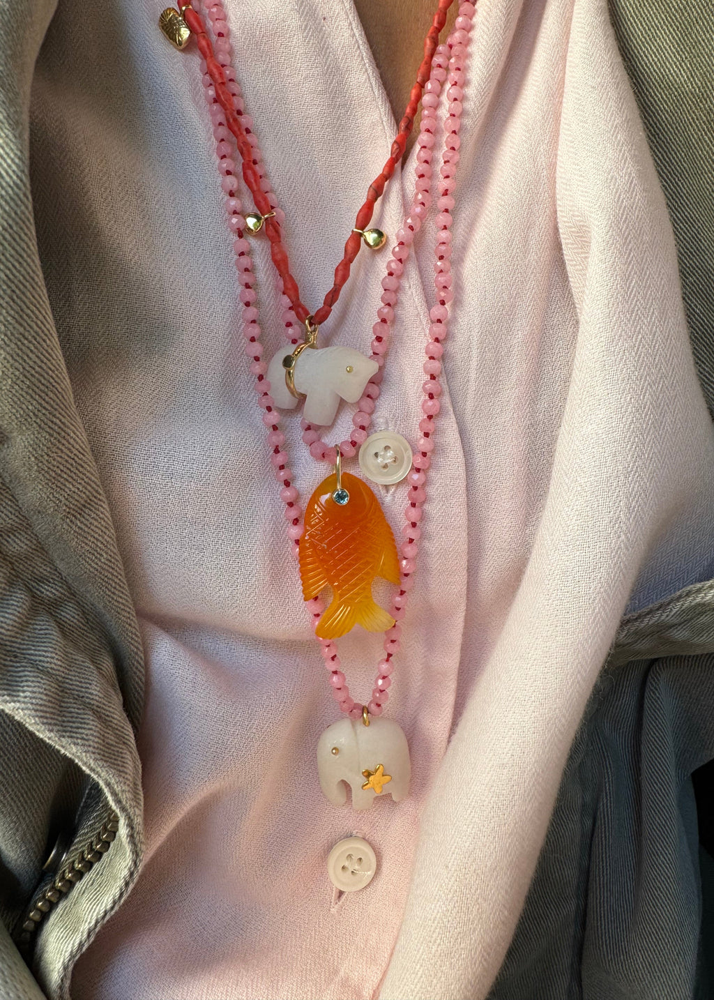 Carnelian-Chalcedony Fish