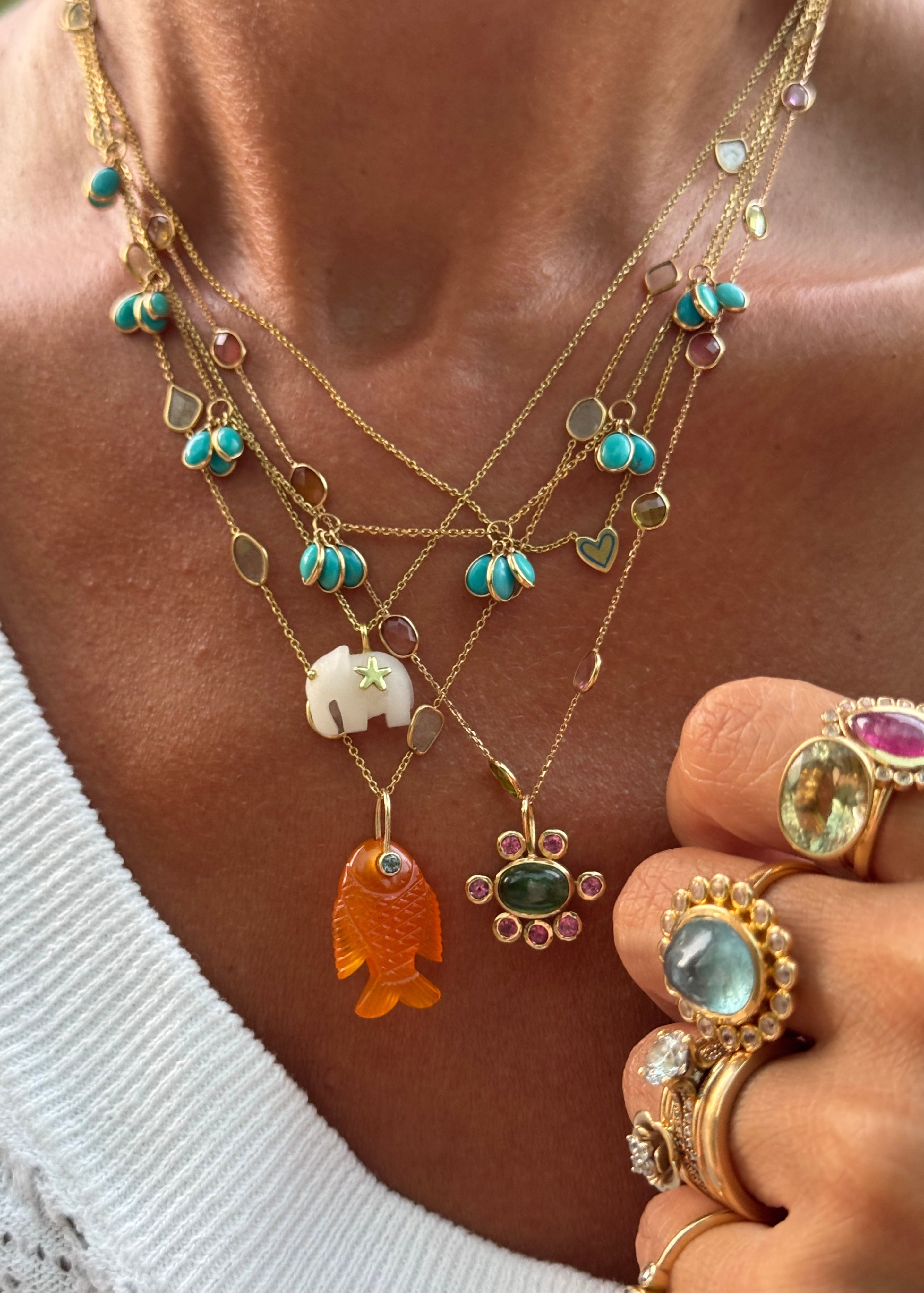 Carnelian-Chalcedony Fish