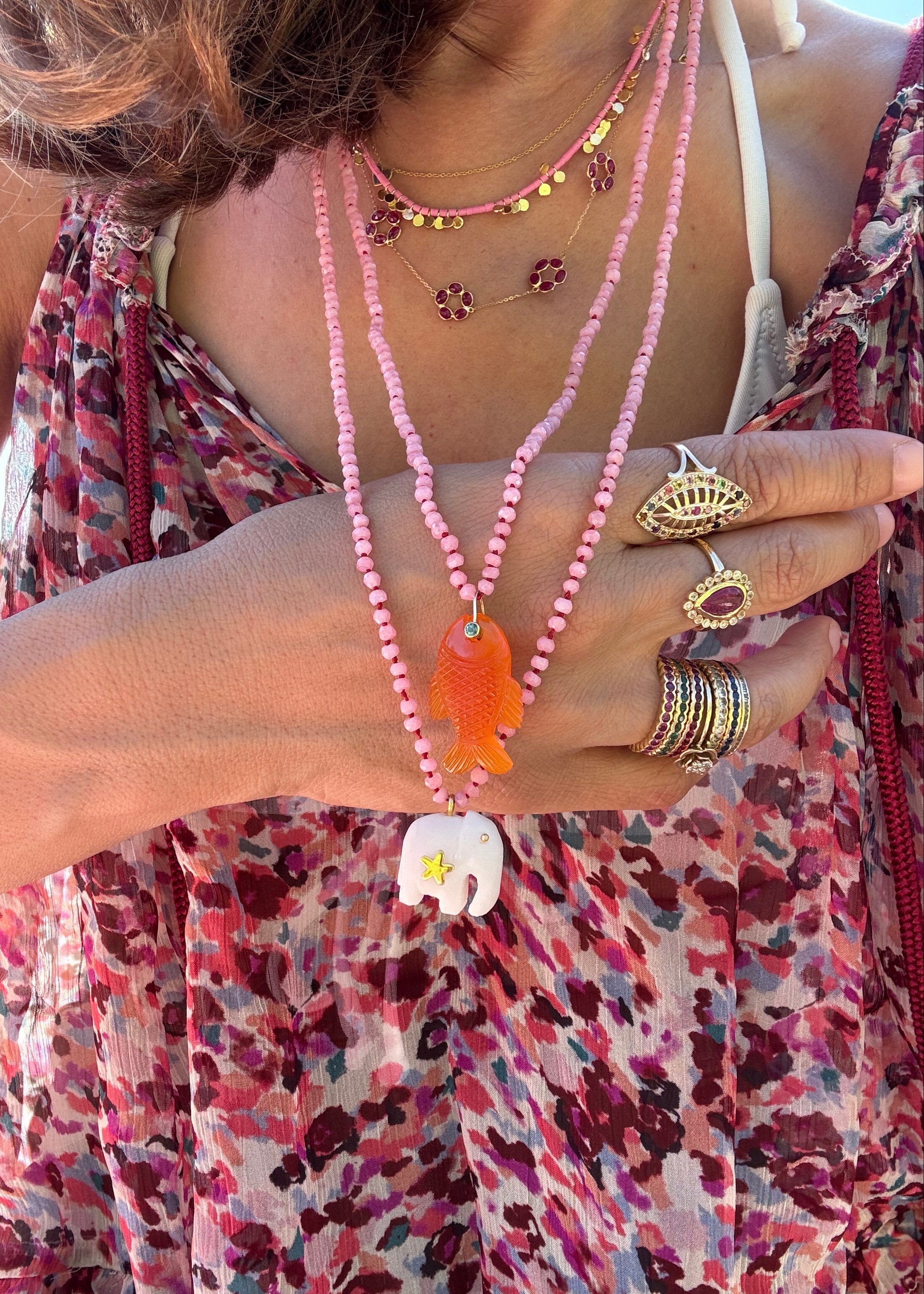 Carnelian-Chalcedony Fish